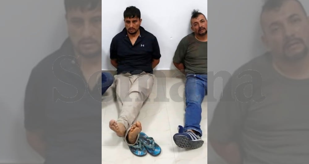 Colombianos detenidos en Haití.