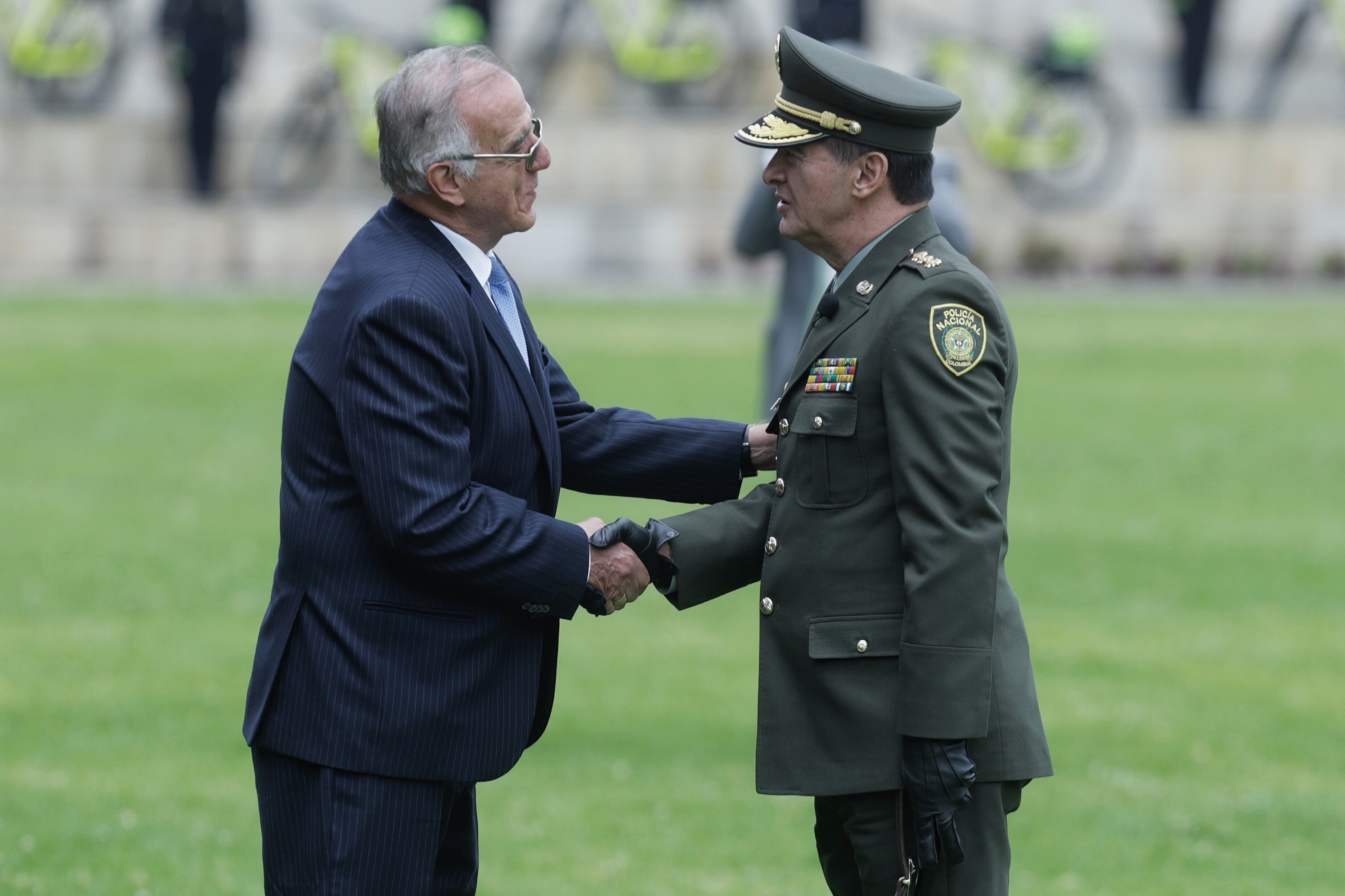 Bogotá. Mayo 9 de 2023. Ceremonia de reconocimiento y transmisión de mando al general de la Policía Nacional Mayor General William René Salamanca Ramírez, nuevo director general de la Policia Nacional. (Colprensa - Camila Díaz)