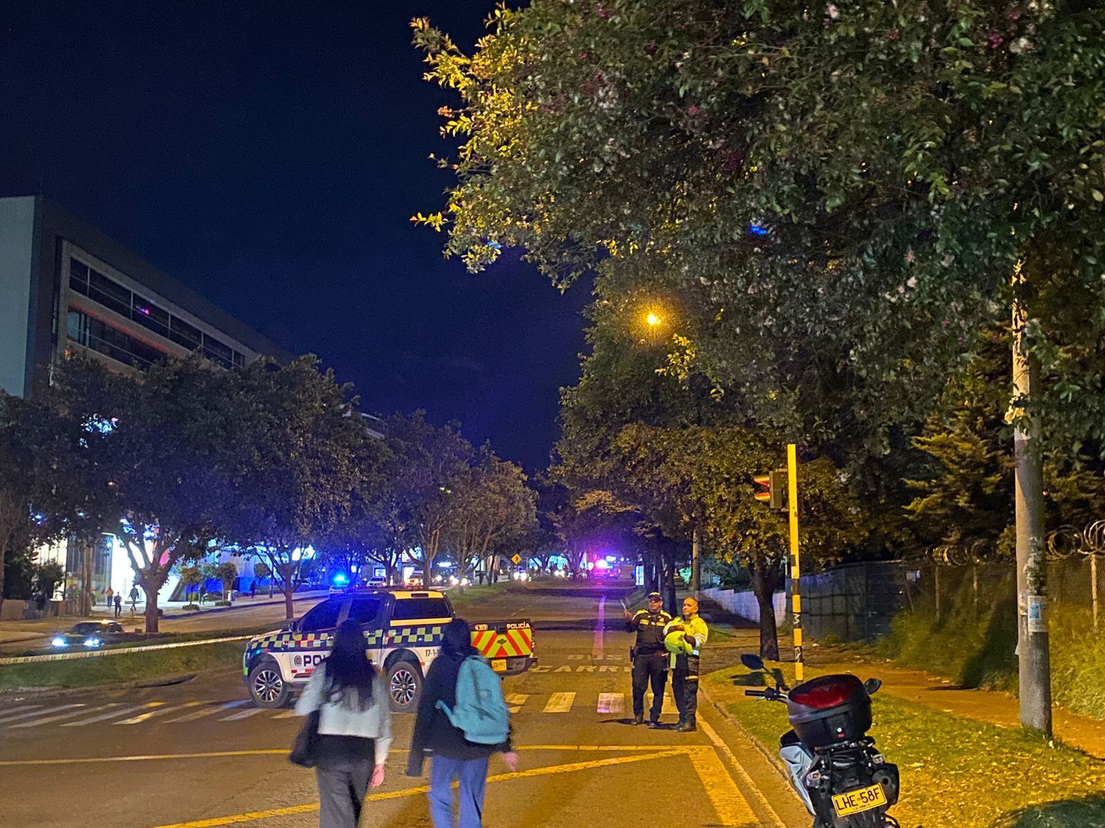 Posible explosivo en Bogotá. Foto: Cortesía.