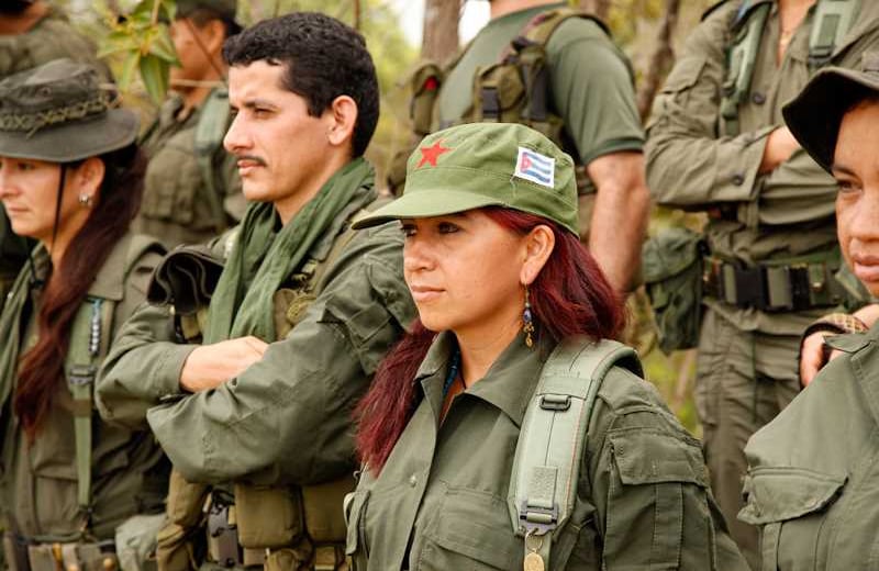Isabela San Roque hizo parte hasta hace pocos meses de la delegación de paz de las Farc en La Habana. Ahora es responsable de la formación en el bloque. 