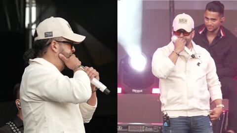 Con la voz entrecortada, Nelson Velásquez animó a la esposa de Yeison Jiménez a dedicarle sentida canción en su homenaje