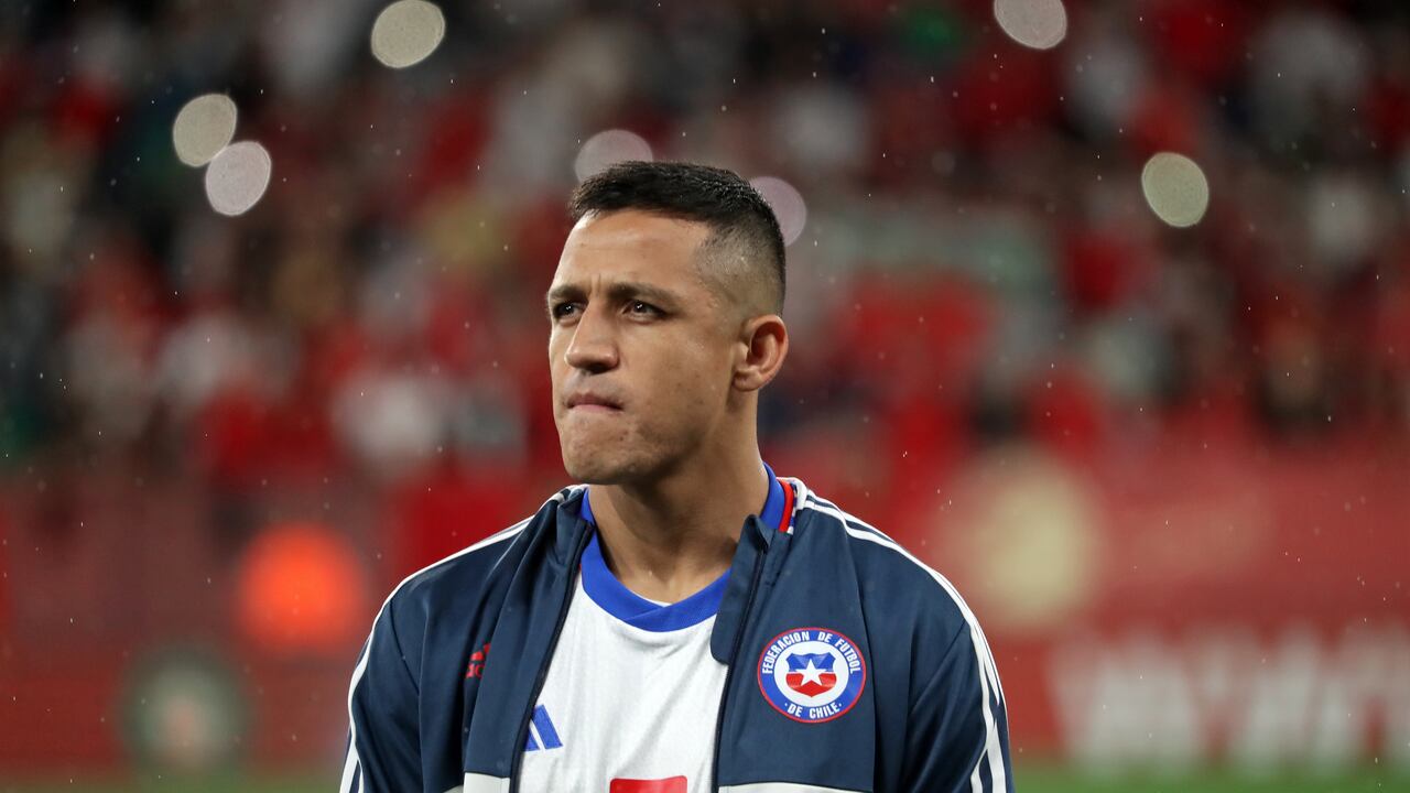 Alexis Sanchez during the friendly match between Morocco and Chile, played at the RCDE Stadium on 23th September 2022, in Barcelona, Spain.  (Photo by Urbanandsport/NurPhoto via Getty Images)