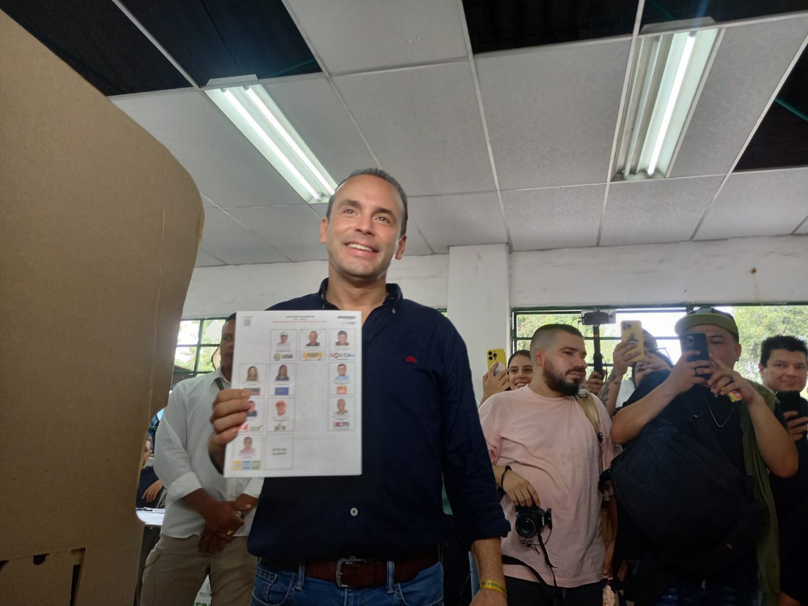 Votación candidato a la alcaldía de Cali Alejandro Eder