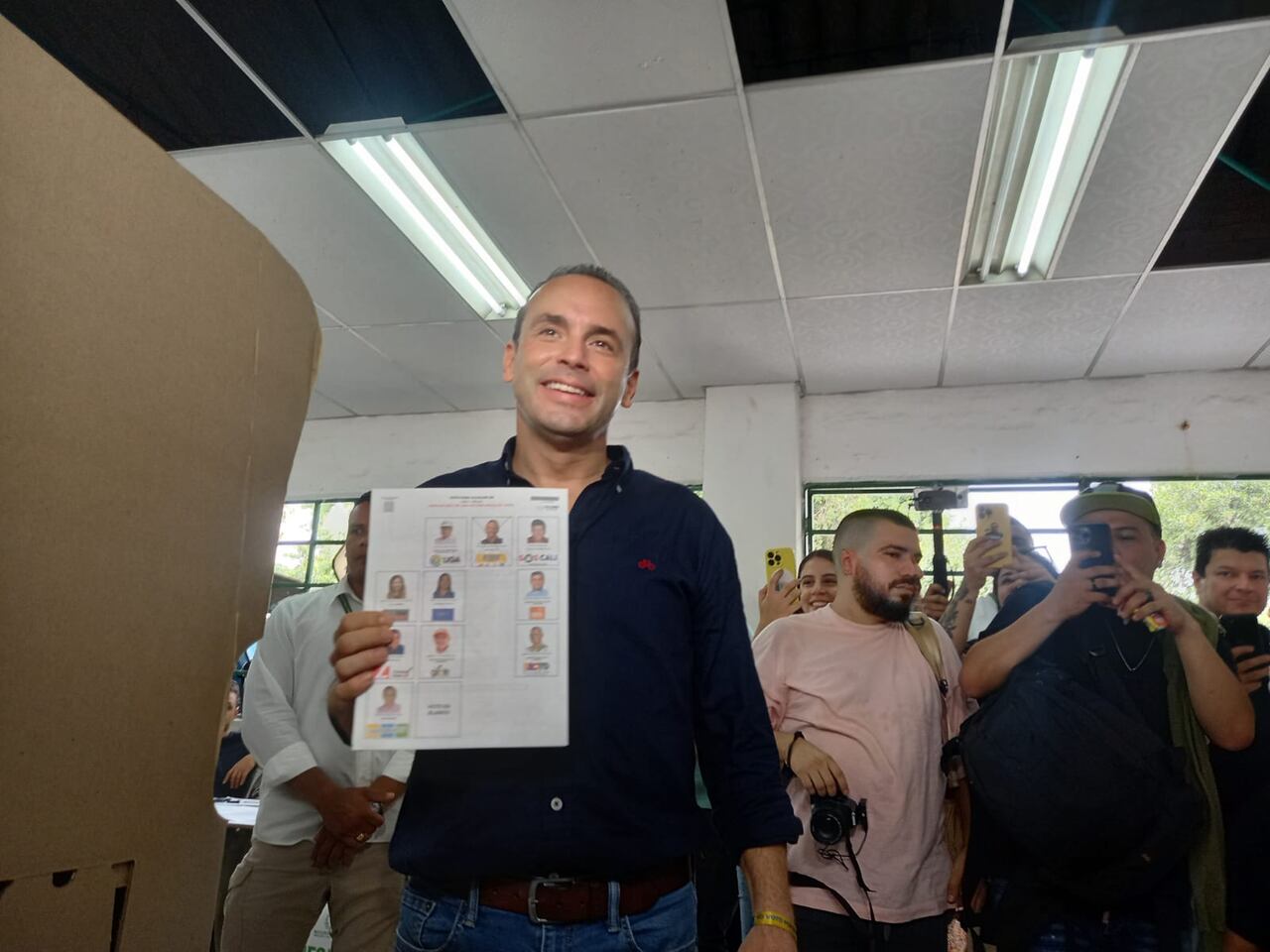 Votación candidato a la alcaldía de Cali Alejandro Eder