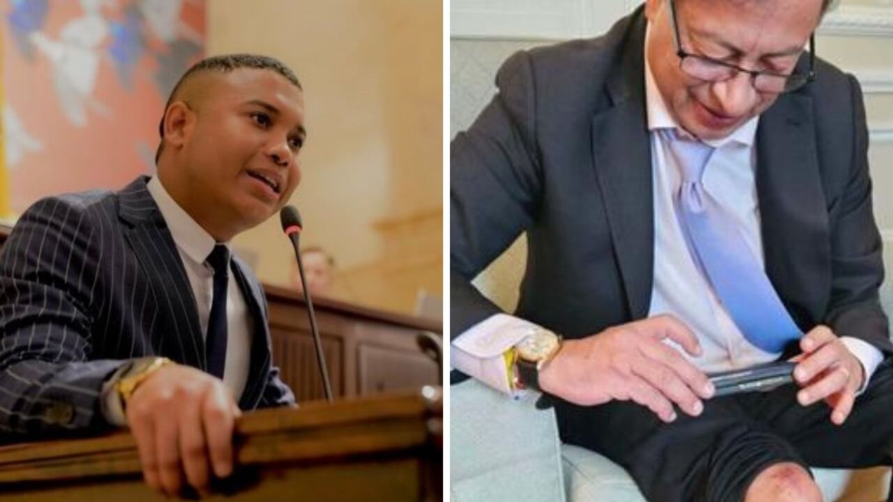 Miguel Polo Polo y Gustavo Petro.