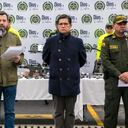 Brigadier general Rodolfo Morales, comandante Brigada 13 del Ejército; Carlos Fernando Galán, alcalde de Bogotá; Cesar Restrepo, secretario de Seguridad y general José Daniel Gualdrón, comandante Policía de Bogotá.