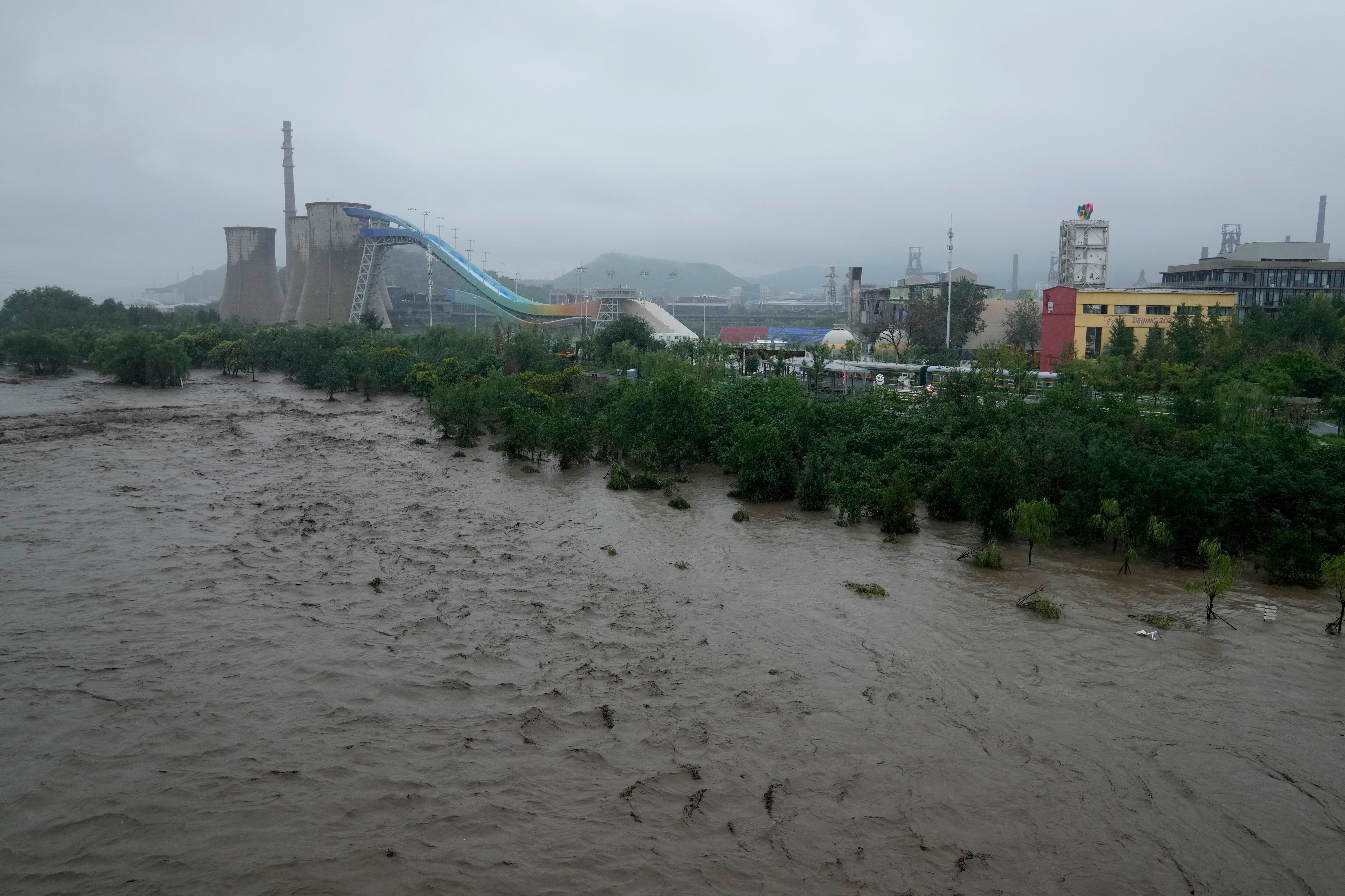 China pekín lluvia inundaciones inundación
