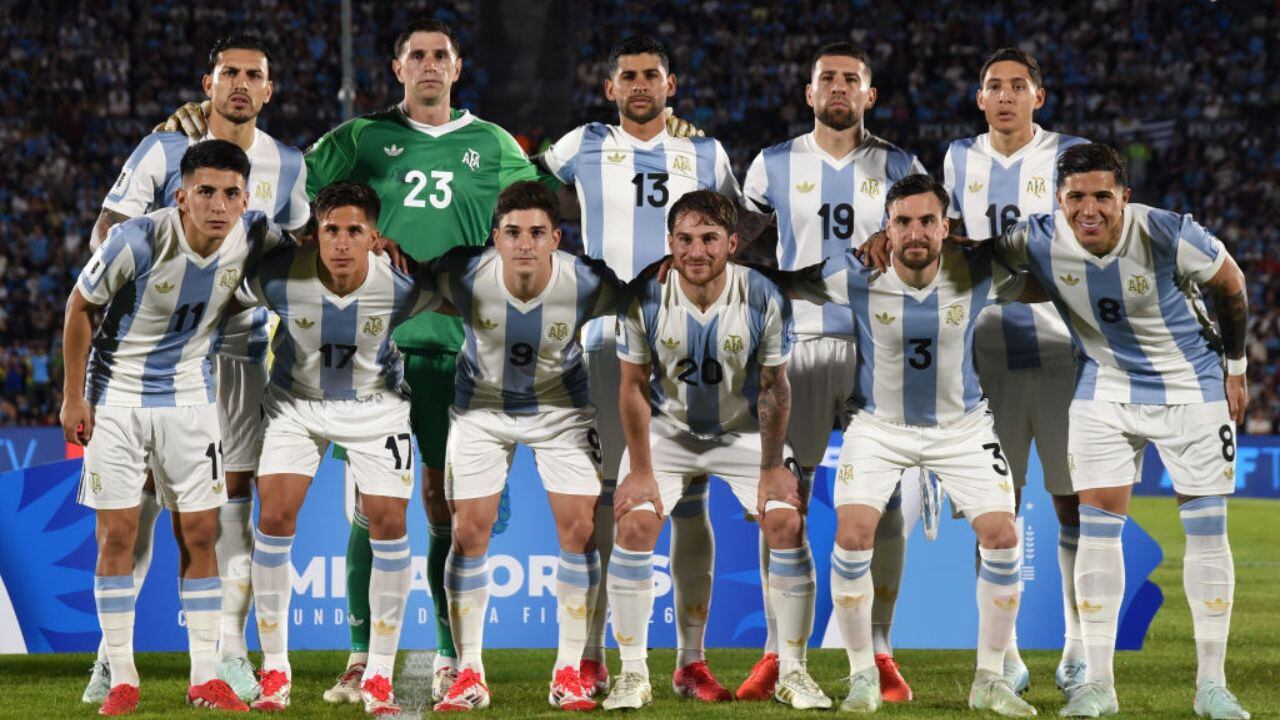 Jugadores de la selección Argentina.