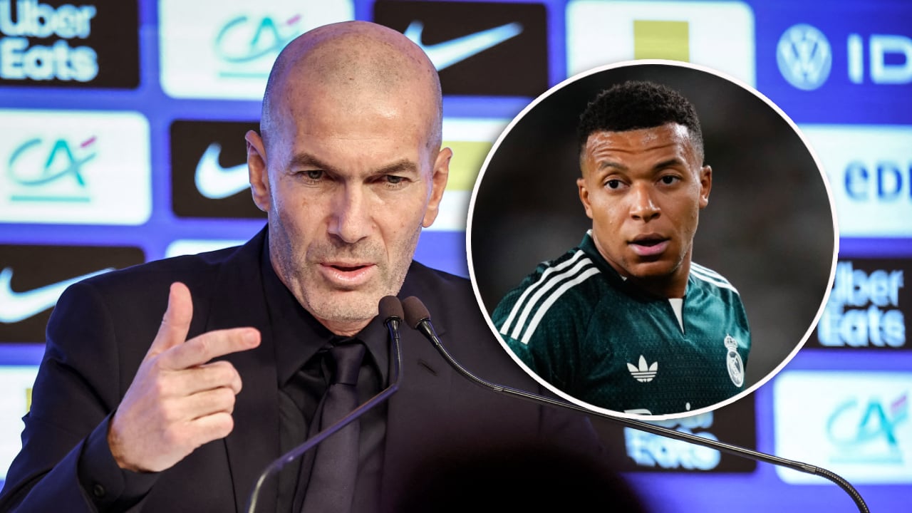 Zinedine Zidane habló sobre la lista de convocados y la capitanía de Kylian Mbappé.