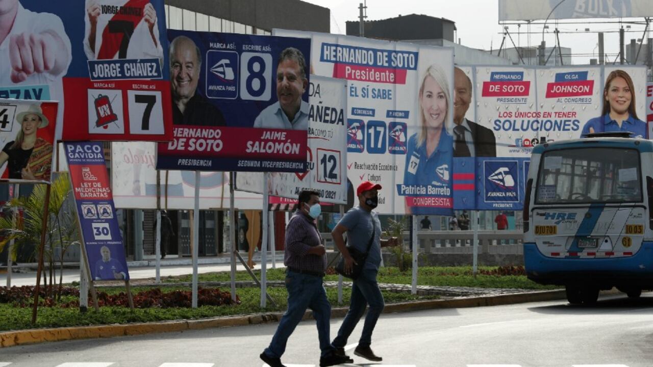 Este domingo se celebra la primera vuelta de las elecciones en Perú.