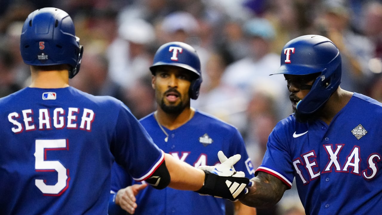 Rangers están a un triunfo de ser campeones de la Serie Mundial de Beisbol.