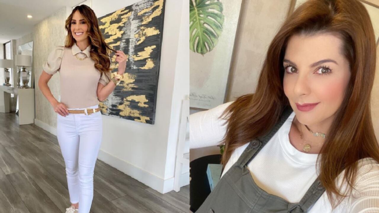 Las presentadoras, modelos y empresarias Carolina Cruz y Carolina Soto.