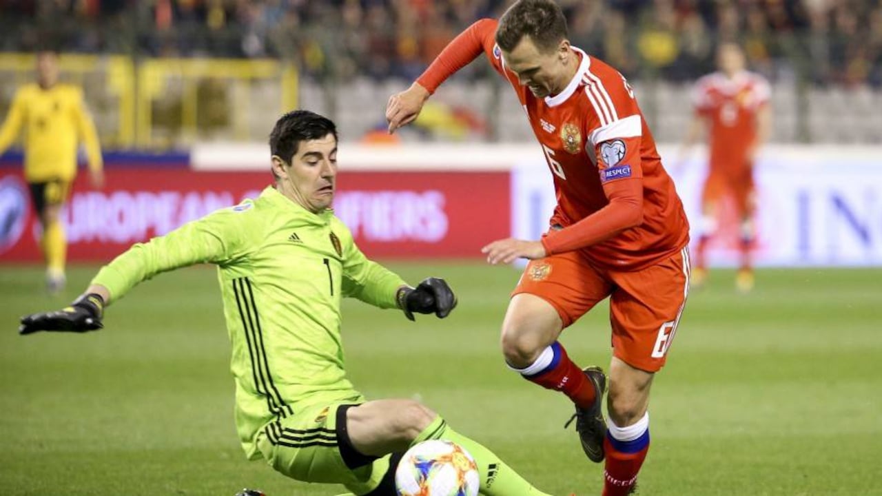 Courtois es el portero del Real Madrid.