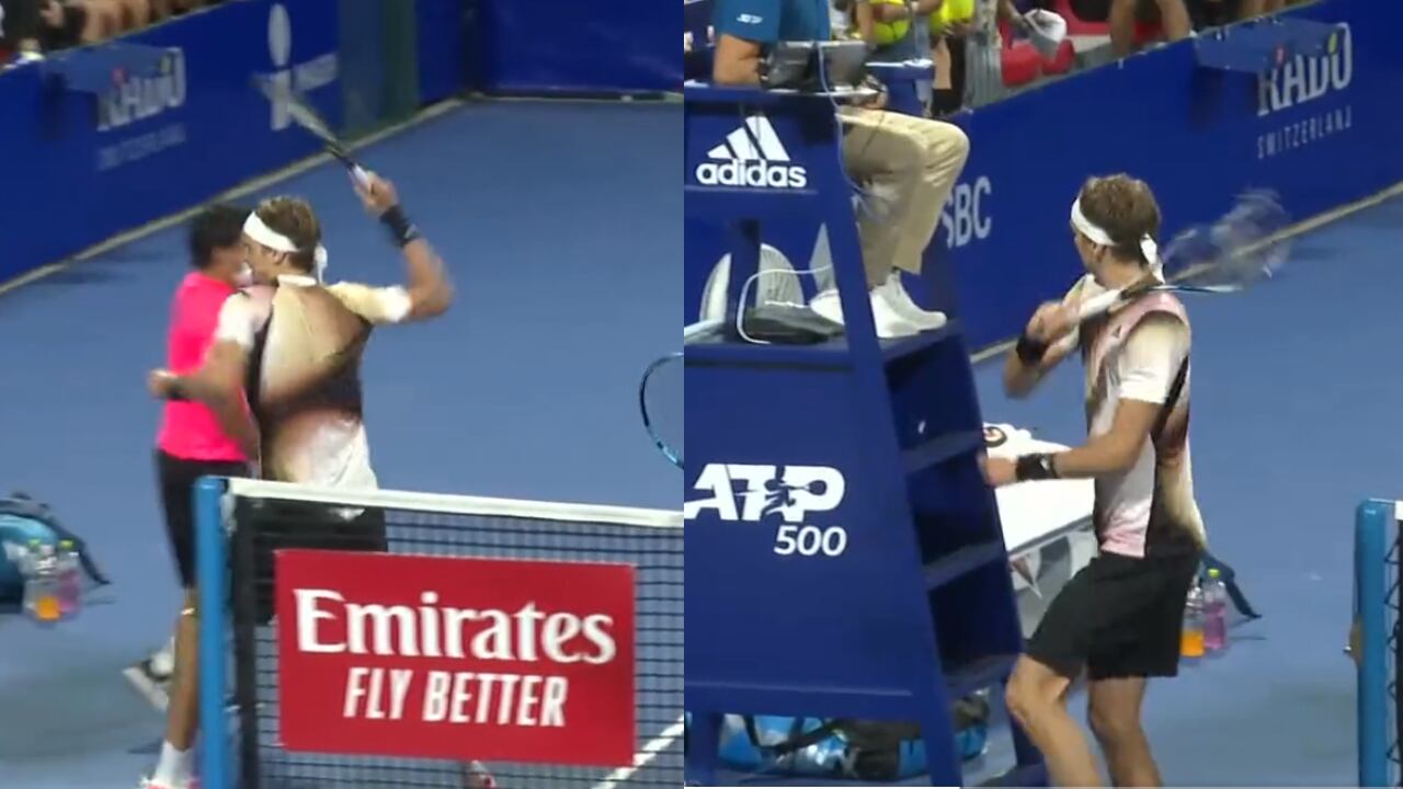 Alexander Zverev era el defensor del título en el Abierto de México.