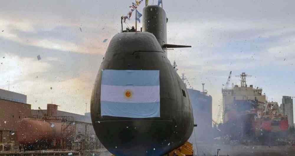El submarino ARA San Juan en Mar del Plata, el cual se hundió el 15 de noviembre de 2017.