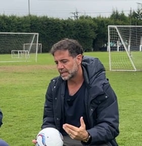 Lucas Jaramillo, en la actualidad, hablando de lo que fue su paso por Atlético Nacional, donde se probó.