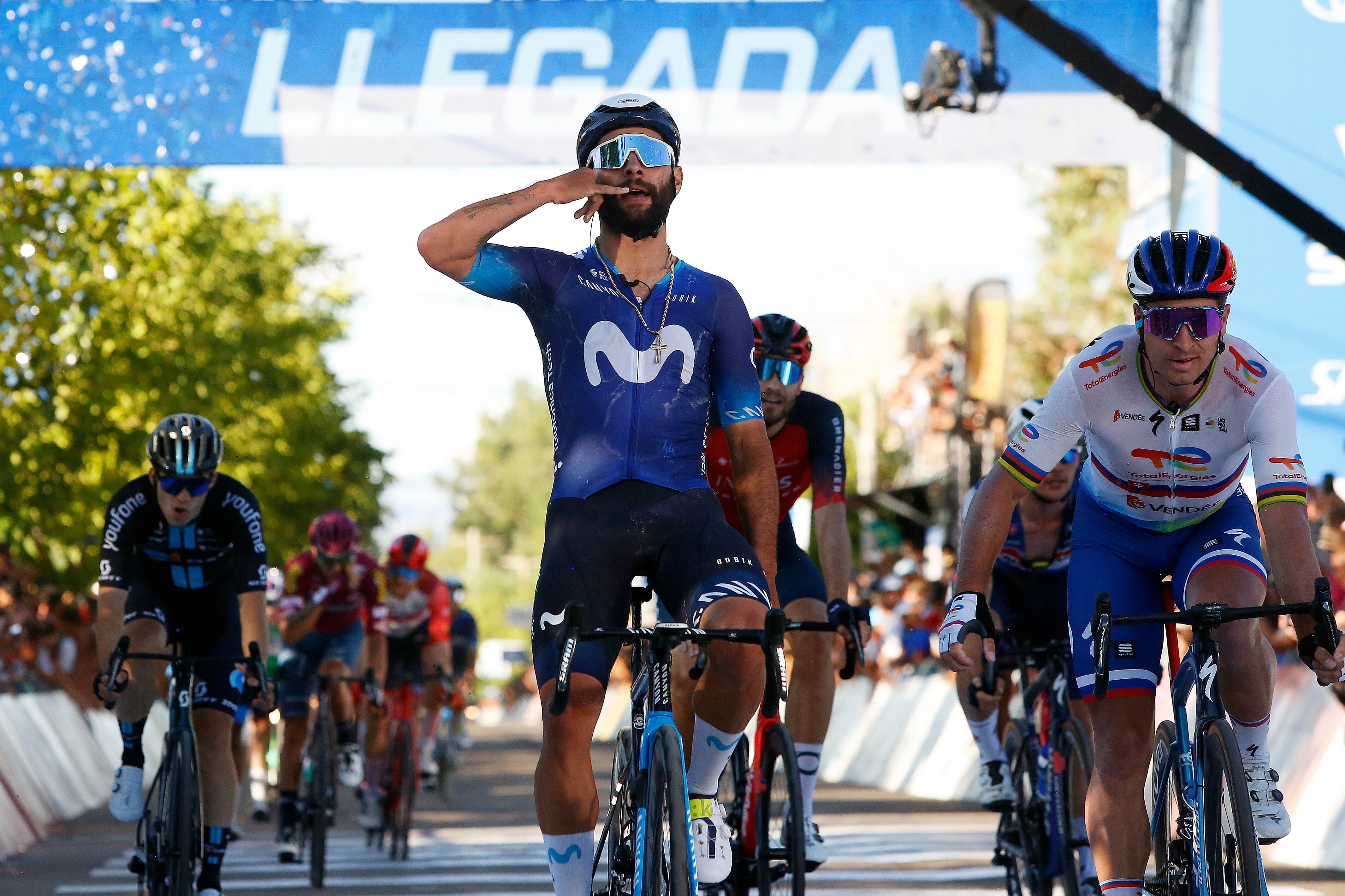 Fernando Gaviria, corredor del Movistar Team.