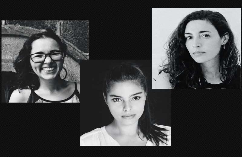 Ave Barrera, Margarita García Robayo y Fernanda Trías.