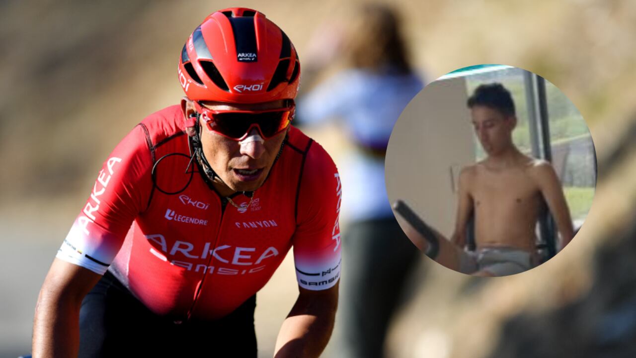 Nairo Quintana, ciclista del Arkéa, se mostró contento por la recuperación de su compatriota.