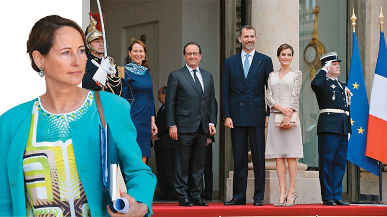 En varios eventos protocolarios Ségolène Royal ha acompañado a su expareja, el presidente François Hollande, como si fuera la primera dama. Desde los reyes de España al papa Francisco, Royal no ha faltado. Basta ver que detrás del gobierno del líder francés, se esconde la brillante personalidad de Royal, que se mueve entre los corredores del poder.