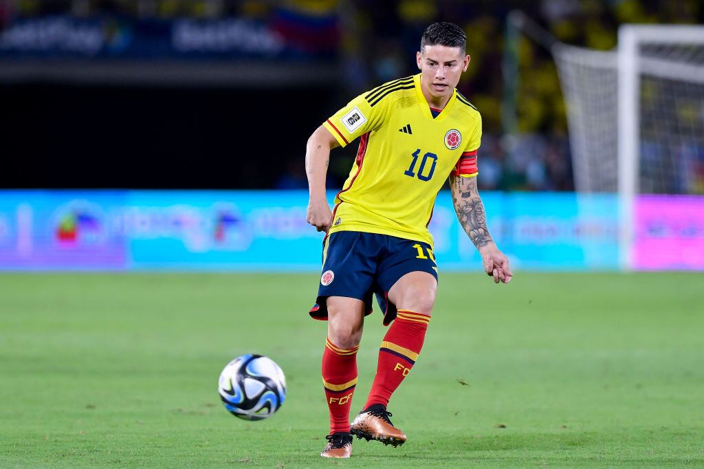 James Rodríguez con la Selección Colombia