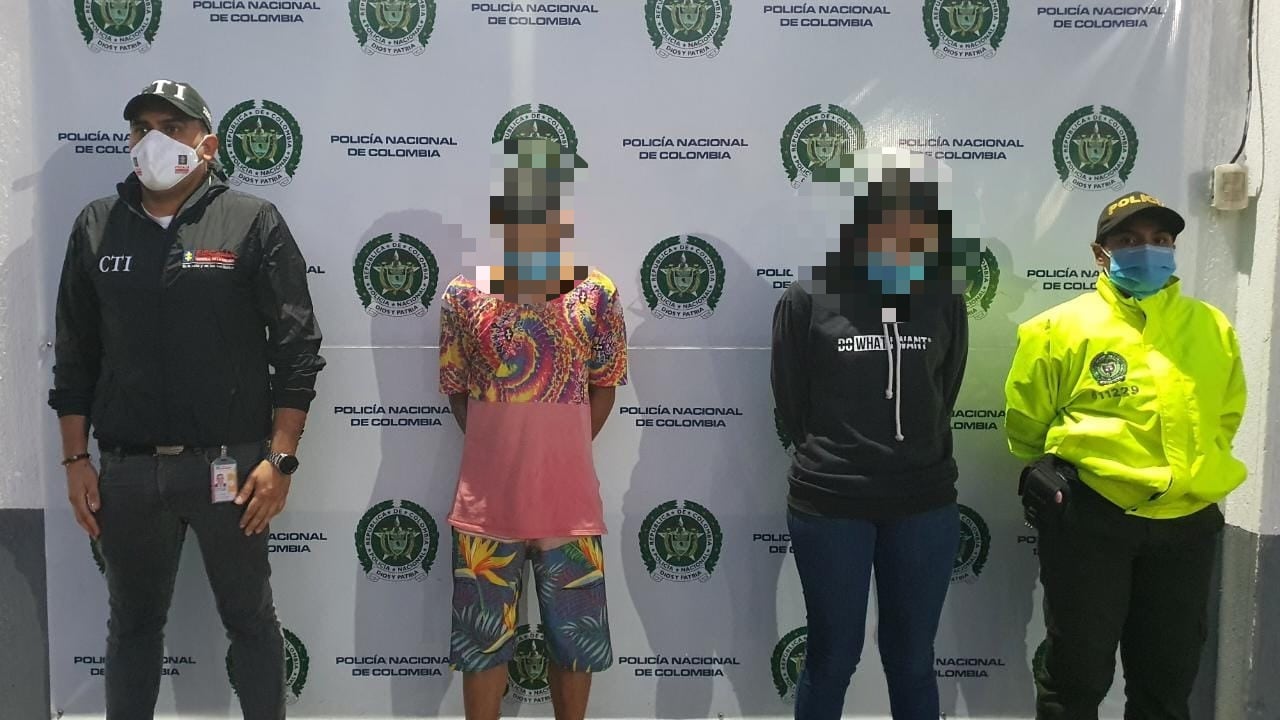 Fueron capturados por orden judicial en el barrio El Bosque de Tuluá, Valle del Cauca.