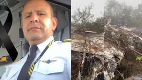 El piloto que manejaba la aeronave y cómo quedó el sitio en el que cayó la avioneta.