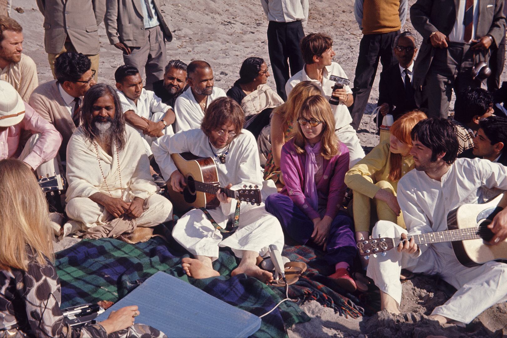 Beatles concert for Maharishi.