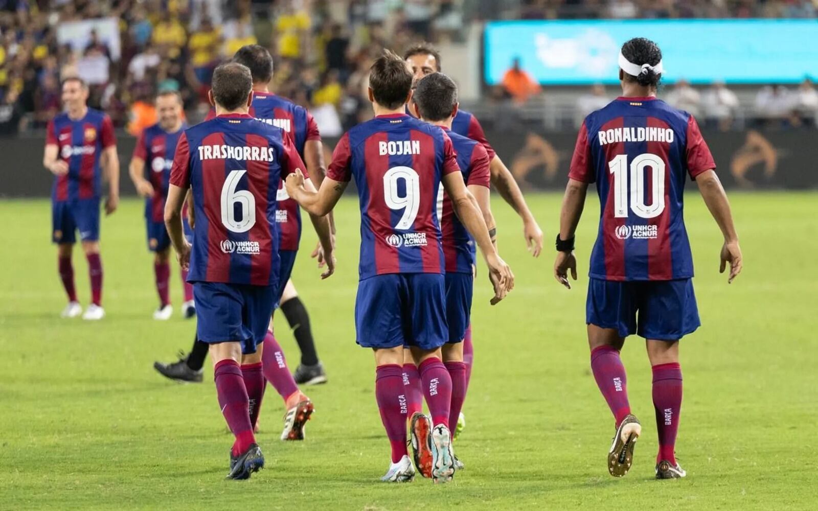 Barcelona Legends ganó en suelo israelí.