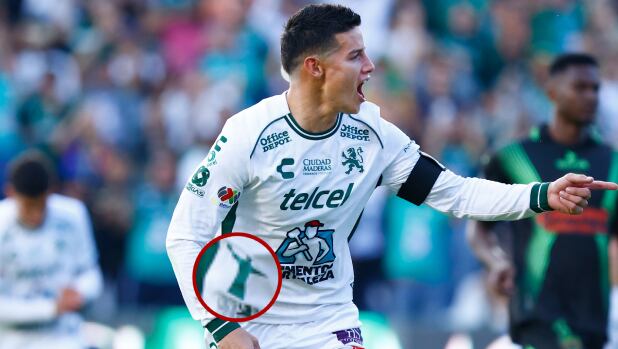 James Rodríguez y el detalle oculto en su camiseta del Club León