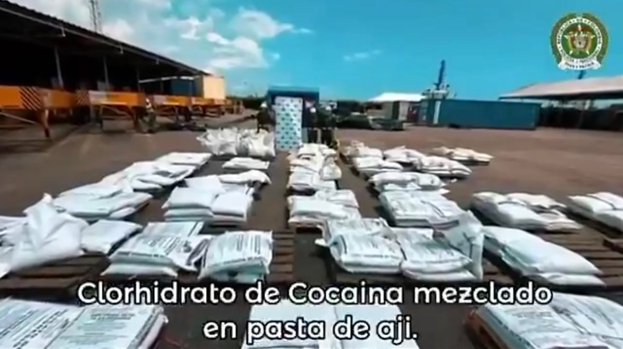 Pantallazo video compartido por el presidente Gustavo Petro de operativo en Cartagena
