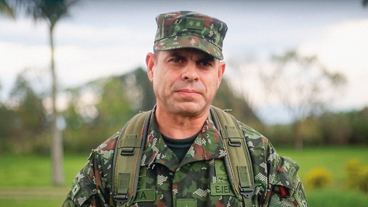 General Federico Mejía, comandante de Educación y Doctrina del Ejército.