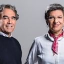 Sergio Fajardo junto a Claudia López