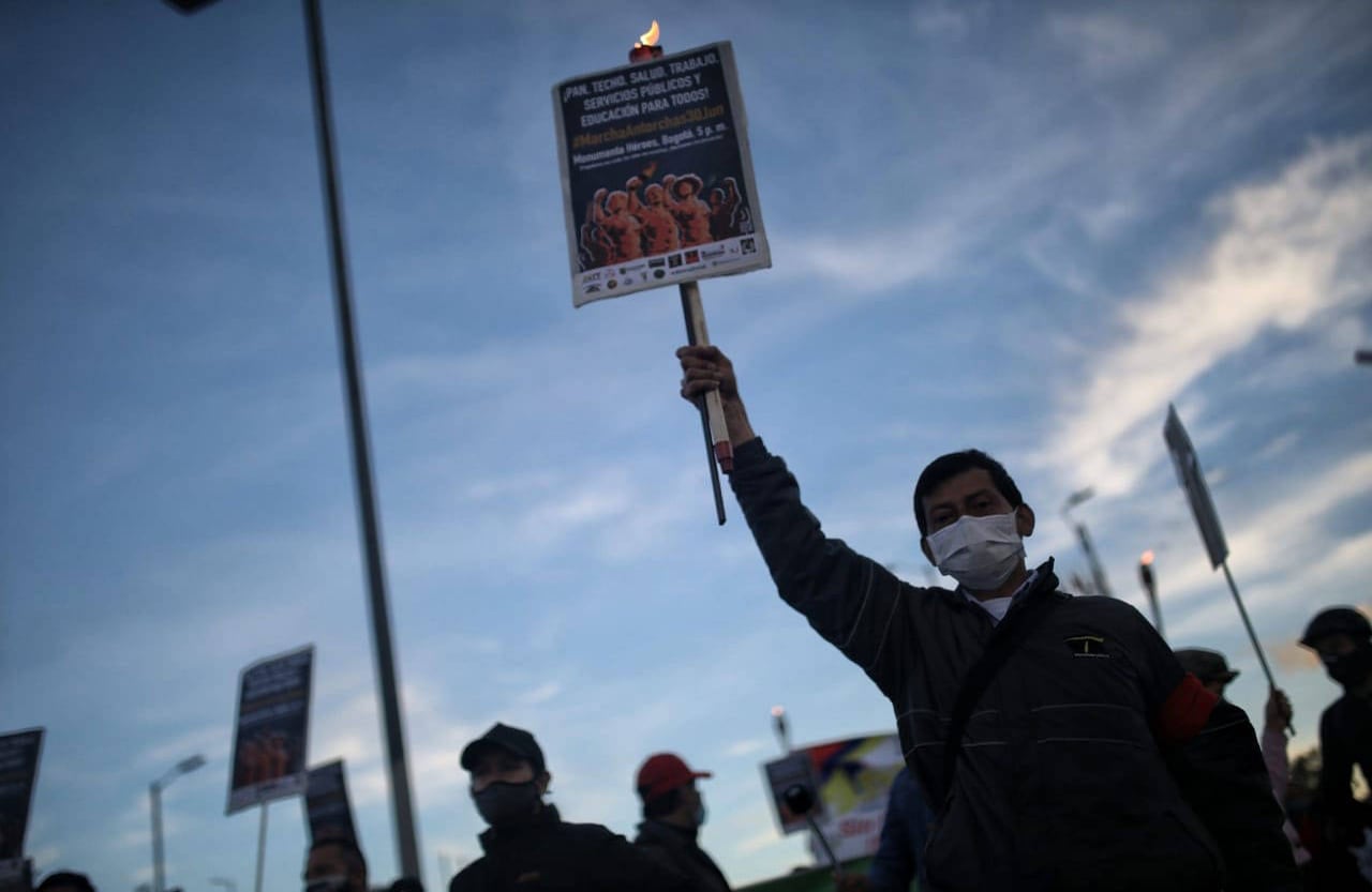 Bogotanos piden salud, techo y alimentación durante cuarentena