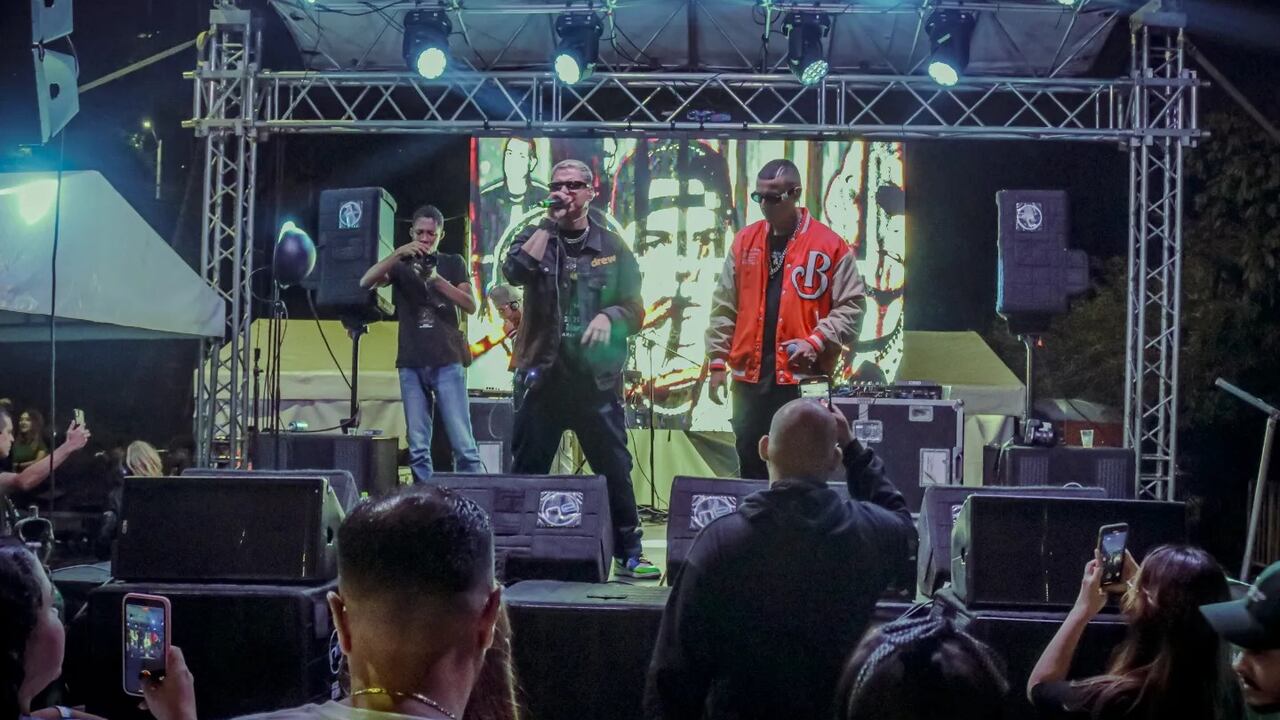 Evento final "Rodada por la Paz", Bello, Antioquia