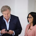 Jaime Gilinski y Delcy Rodríguez