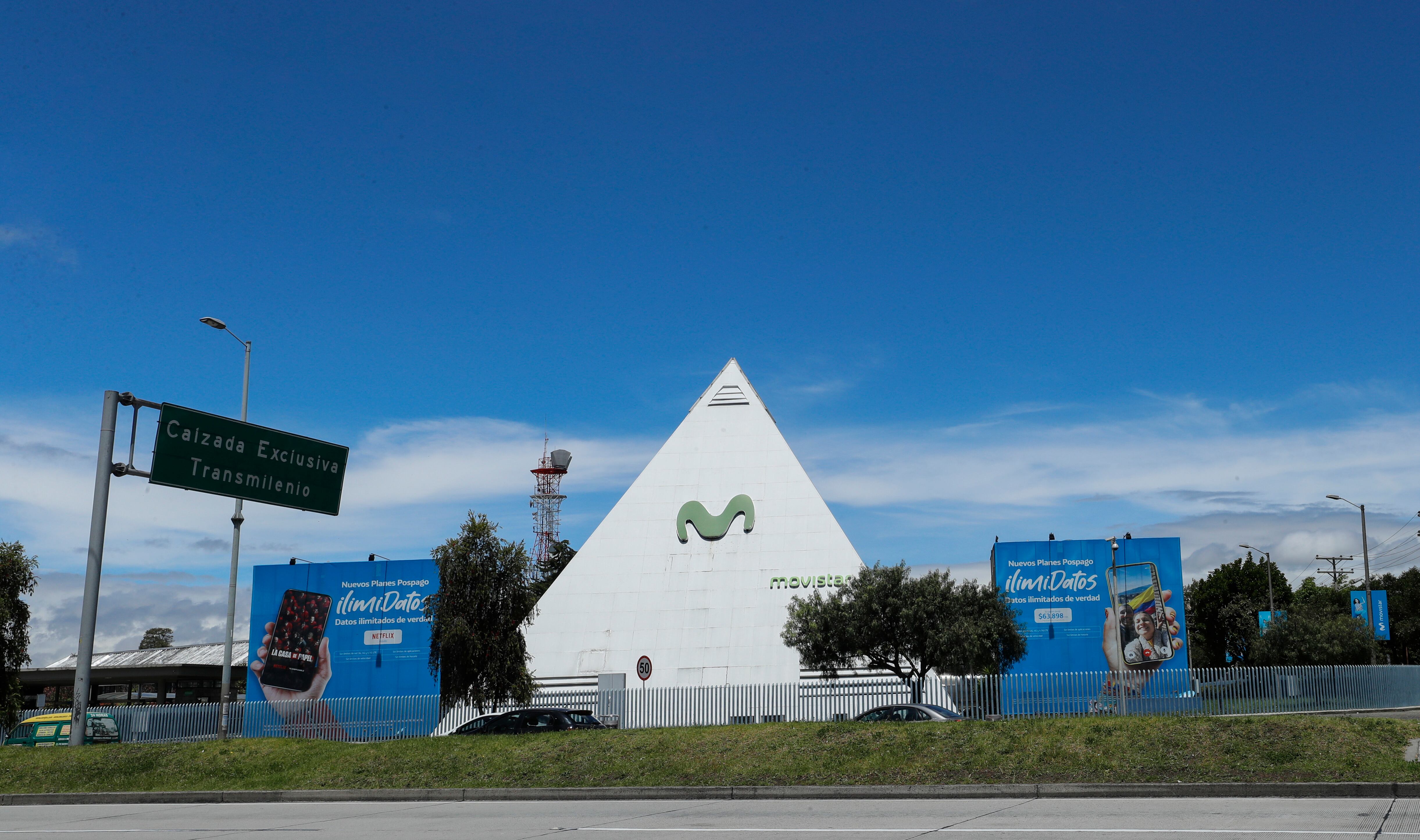 Pirámide de Telefónica Movistar Colombia
Foto Guillermo Torres Reina / Semana