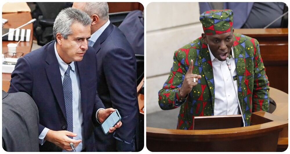 Luis Fernando Velasco y Paulino Riascos.