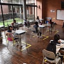 Regreso a clases con alternancia colegio distrital Bellavista
Foto Alexandra Ruiz / Semana