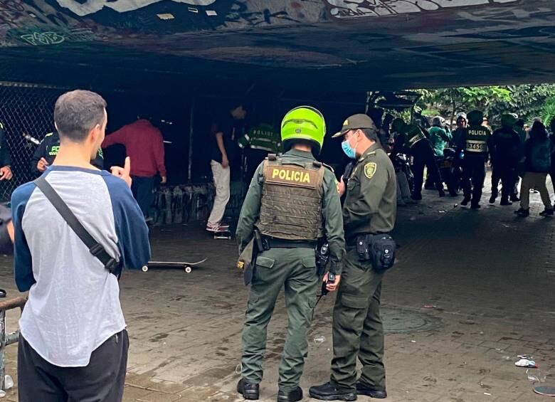 En medio del operativo una persona fue capturada.