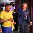 Tite y Neymar.