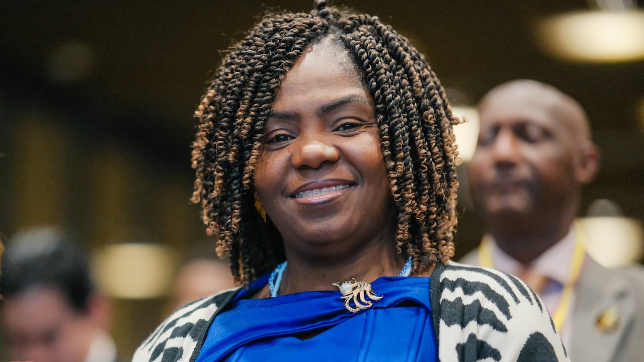 La vicepresidenta Francia Márquez en Bogotá este miércoles, 18 de marzo.