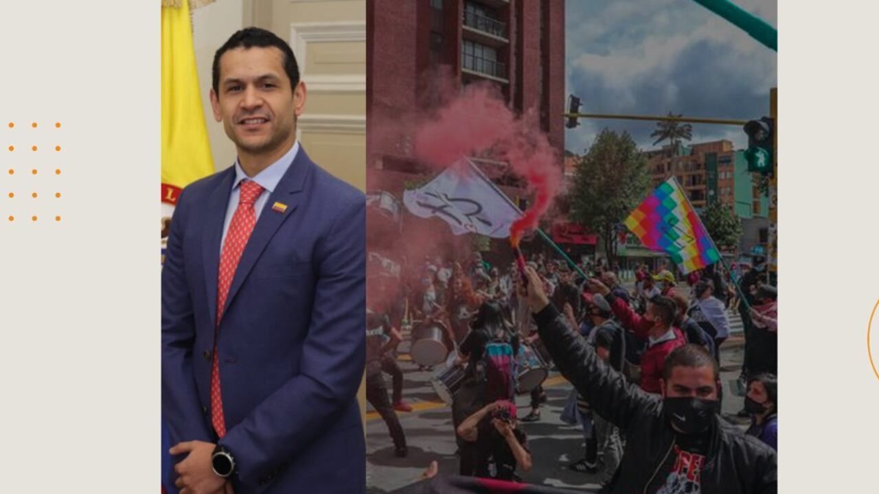 Daniel Palacios, ministro del Interior, habló del panorama de la protesta social en el 2021.