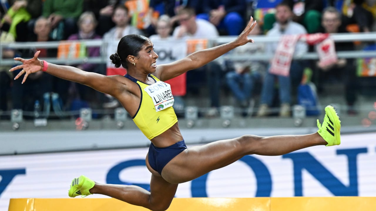 Natalia Linares tuvo un buen estreno en la Liga de Diamante: medalla de plata.
