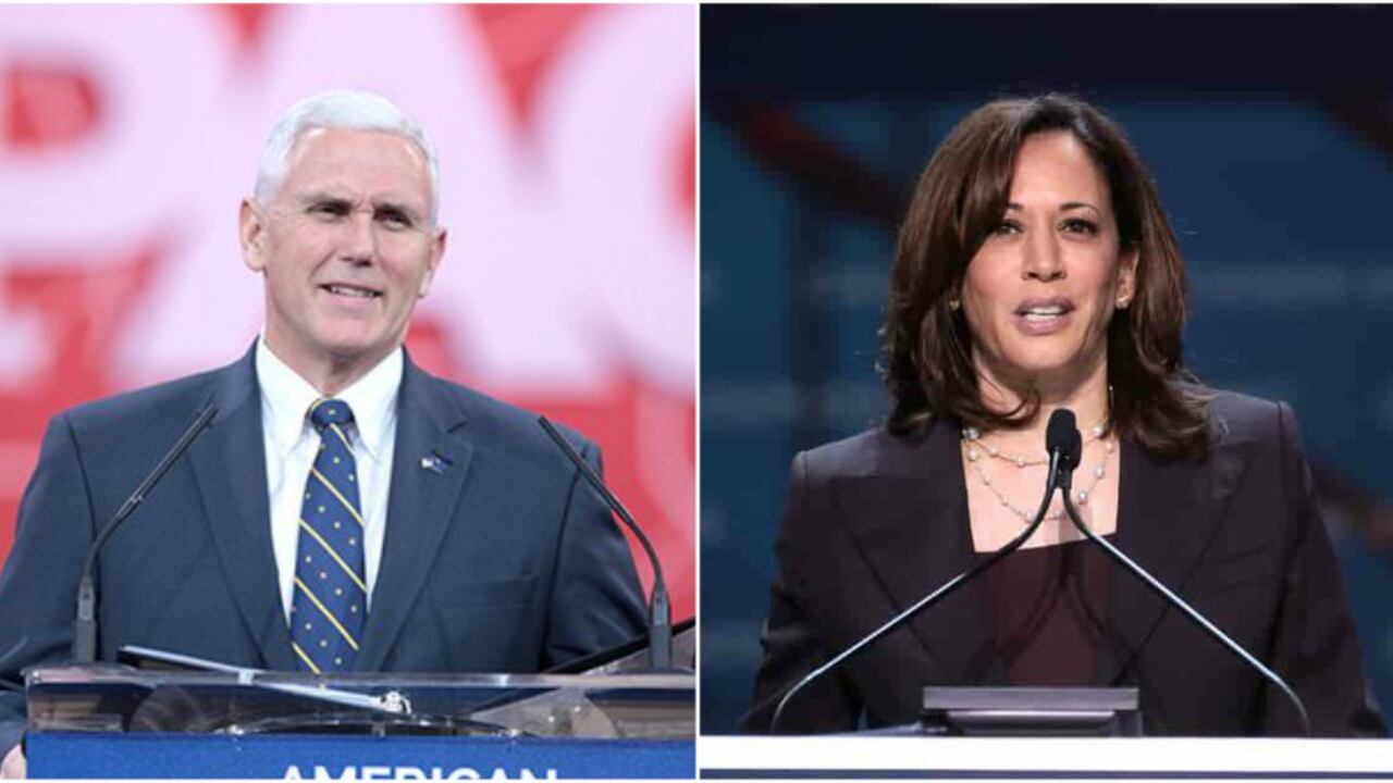 Los segundos al mando de Donald Trump y Joe Biden medirán fuerzas en el debate.