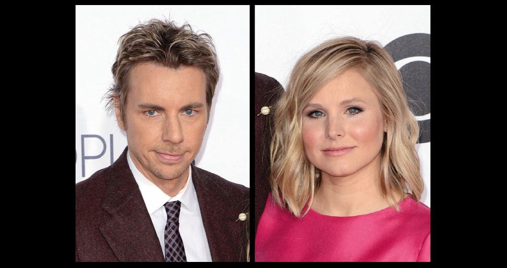 Los actores Dax Shepard y Kristen Bell no solo tienen rasgos similares. También comparten el sentido del humor. 