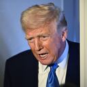 Donald Trump en entrevista en el Air Force 1.