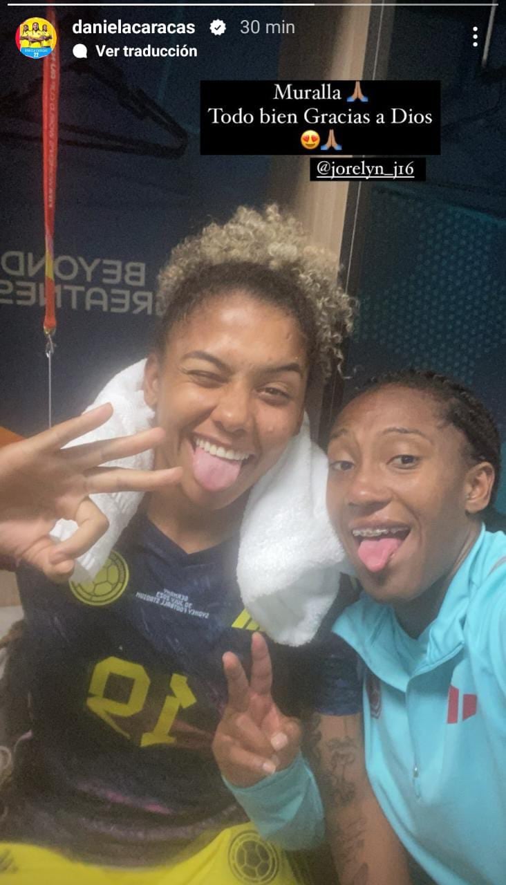 Daniela Caracas y un parte sobre el estado de Carabalí