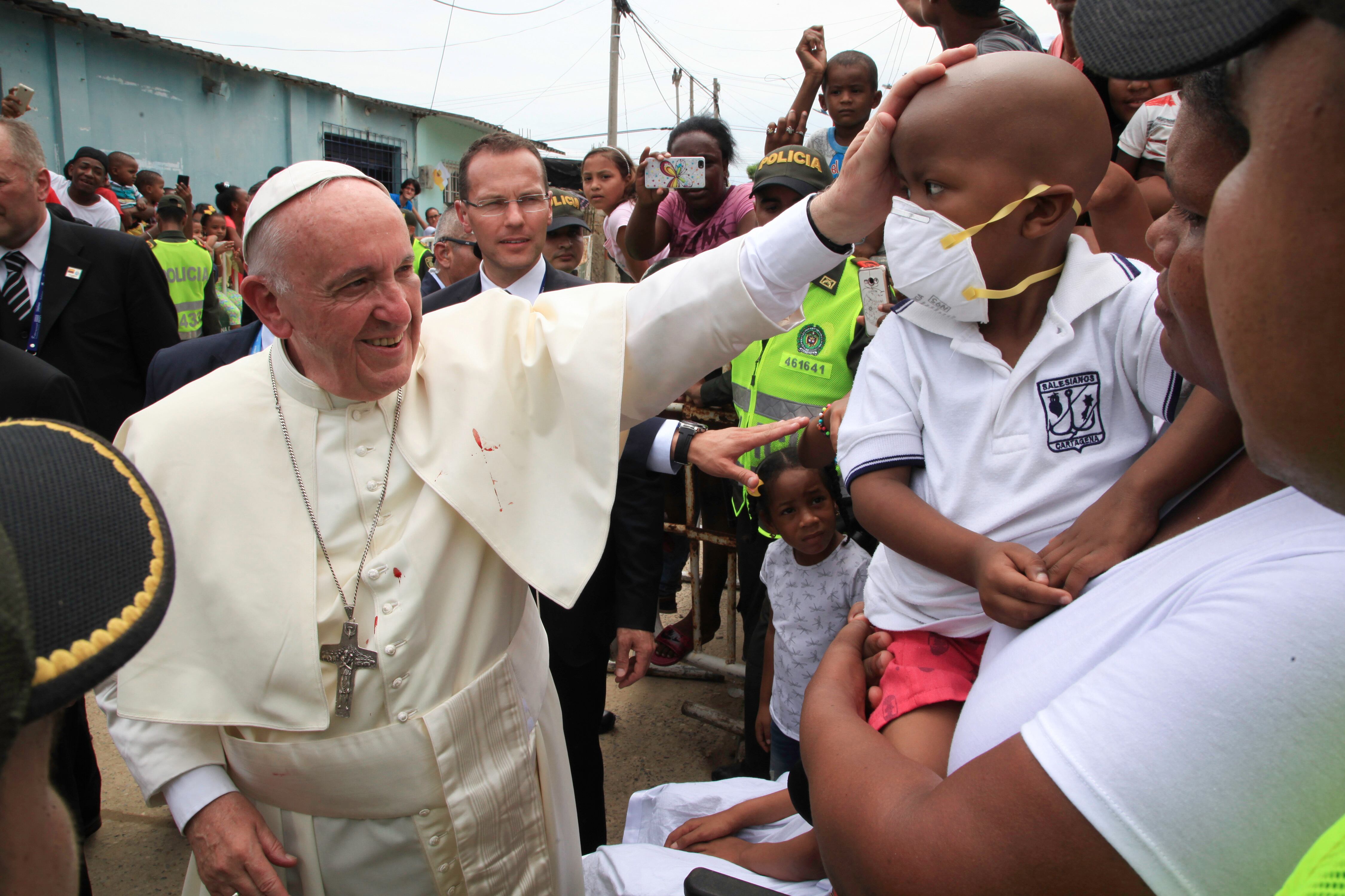 Papa Francisco visita a Colombia