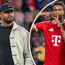 Michael Olise (derecha, junto a Luis Díaz) pondría una importante condición para renovar con Bayern Múnich.